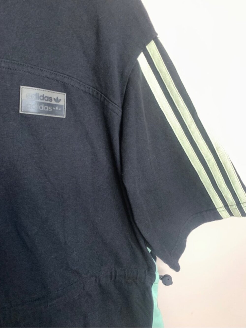 Adidas Ryv Midi Dress Black Oversized S - Picture 12 of 14